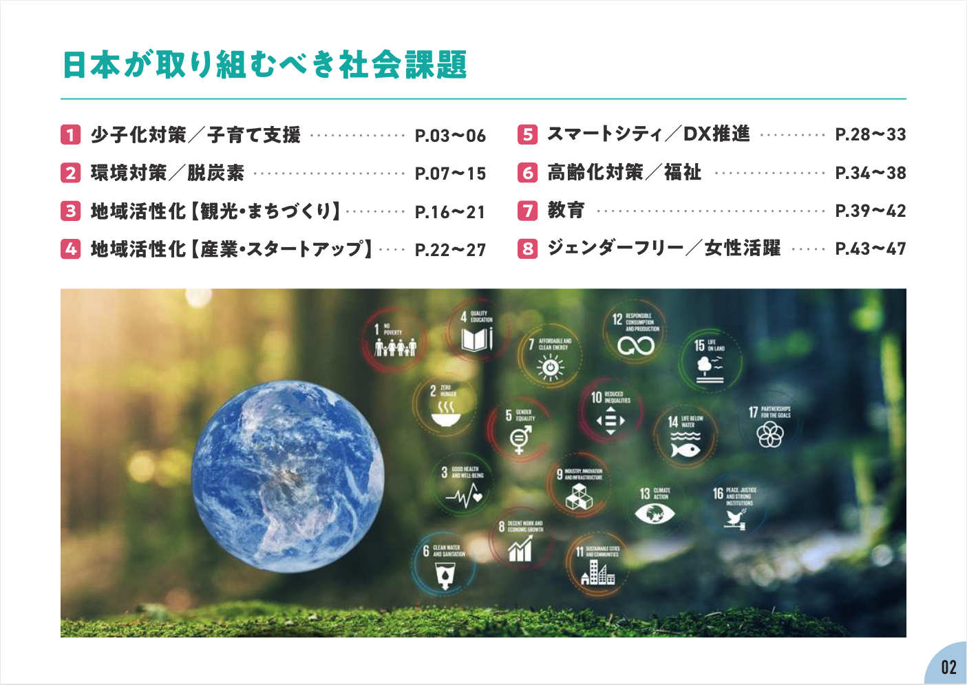日本が取り組むべき社会課題